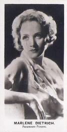 1936 Walker Film Stars (Tatley) #NNO Marlene Dietrich Front