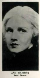 1936 Walker Film Stars (Tatley) #NNO Ann Harding Front