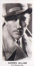 1936 Walker Film Stars (Tatley) #NNO Warren William Front