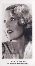 1936 Walker Film Stars (Tatley) #NNO Loretta Young Front