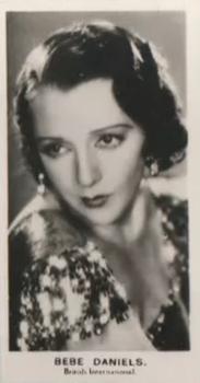 1935 Walker Film Stars #NNO Bebe Daniels Front