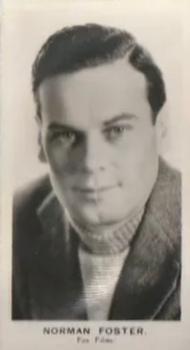 1935 Walker Film Stars #NNO Norman Foster Front