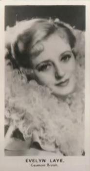 1935 Walker Film Stars #NNO Evelyn Laye Front