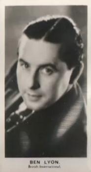 1935 Walker Film Stars #NNO Ben Lyon Front