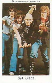 1978 Samlarsaker Popbilder (Swedish) #894 Slade Front