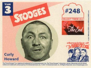 2022 RRParks The Three Stooges Series Nine: Stooges in Motion - 1959 Retro-Stalgic #248 Curly Howard / Moe Howard / Larry Fine / Joan Howard Back