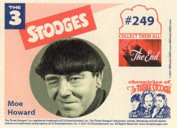 2022 RRParks The Three Stooges Series Nine: Stooges in Motion - 1959 Retro-Stalgic #249 Curly Howard / Larry Fine / Moe Howard Back