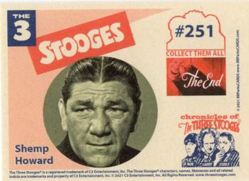 2022 RRParks The Three Stooges Series Nine: Stooges in Motion - 1959 Retro-Stalgic #251 Curly Howard / Shemp Howard / Moe Howard Back