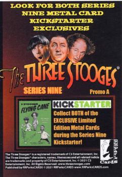2022 RRParks The Three Stooges Series Nine: Stooges in Motion - Kickstarter #A 3 Stooges Flying Cane Back