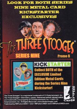 2022 RRParks The Three Stooges Series Nine: Stooges in Motion - Kickstarter #B 3 Stooges Candy & Toy Back