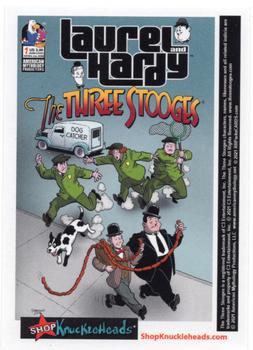 2022 RRParks The Three Stooges Series Nine: Stooges in Motion - Comic Covers #55 Am. Myth. Main cover Laurel & Hardy Meet The Three Stooges #1 /  Am. Myth. Ltd Ed cover Laurel & Hardy Meet The Three Stooges #1 Front