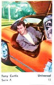 1957 Hellas Filmitahti Serie A small #15 Tony Curtis Front