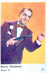 1957 Hellas Filmitahti Serie A small #22 Benny Goodman Front