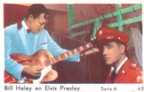 1957 Hellas Filmitahti Serie A small #63 Bill Haley / Elvis Presley Front