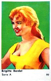 1957 Hellas Filmitahti Serie A small #99 Brigitte Bardot Front