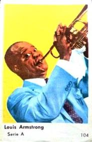 1957 Hellas Filmitahti Serie A small #104 Louis Armstrong Front