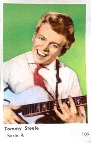 1957 Hellas Filmitahti Serie A small #109 Tommy Steele Front