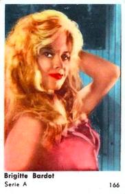 1957 Hellas Filmitahti Serie A small #166 Brigitte Bardot Front