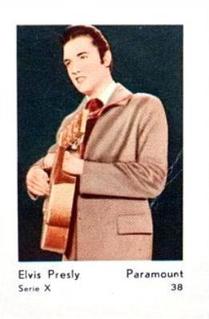 1961 Hellas Filmitahti Serie X #38 Elvis Presley Front