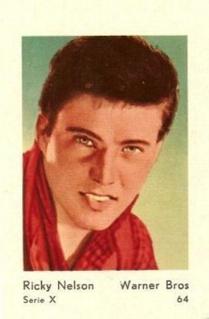 1961 Hellas Filmitahti Serie X #64 Ricky Nelson Front