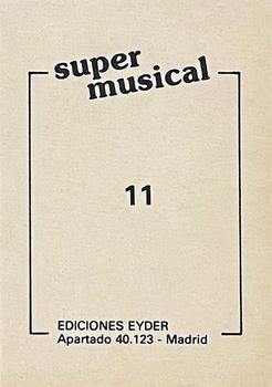 1984 Ediciones Eyder Super Musical #11 Jimi Hendrix Back