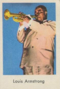 1958 Dutch Gum Unnumbered Jazz Stars (Jazzbilder) #NNO Louis Armstrong Front