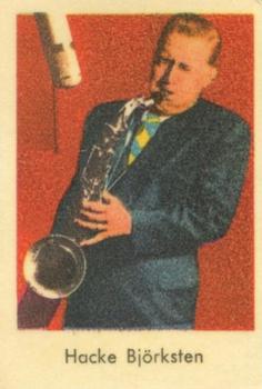 1958 Dutch Gum Unnumbered Jazz Stars (Jazzbilder) #NNO Hacke Björksten Front
