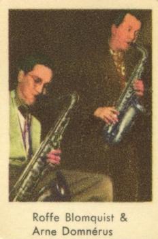 1958 Dutch Gum Unnumbered Jazz Stars (Jazzbilder) #NNO Arne Domnerius / Raffe Blomqvist Front