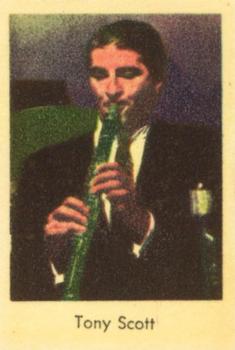 1958 Dutch Gum Unnumbered Jazz Stars (Jazzbilder) #NNO Tony Scott Front