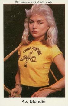1979 Samlarsaker Popbilder (Swedish) #45 Blondie Front