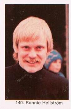 1979 Samlarsaker Popbilder (Swedish) #140 Ronnie Hellstrom Front