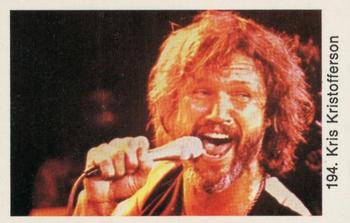 1979 Samlarsaker Popbilder (Swedish) #194 Kris Kristofferson Front