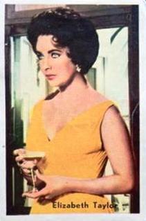 1963 Hellas Filmitahti-sarja 25 #6 Elizabeth Taylor Front