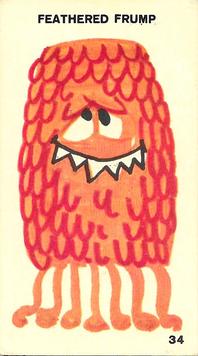 1966 Nestle's Keen Chiller Club #34 Feathered Frump Front