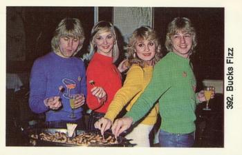 1981 Samlarsaker Popbilder (Swedish) #392 Bucks Fizz Front