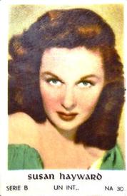 1952 Dutch Gum Serie B #30 Susan Hayward Front