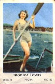 1952 Dutch Gum Serie B #63 Monica Lewis Front