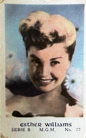 1952 Dutch Gum Serie B #77 Esther Williams Front