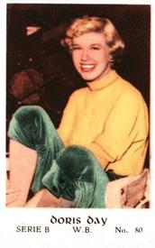 1952 Dutch Gum Serie B #80 Doris Day Front