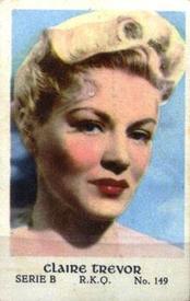 1952 Dutch Gum Serie B #149 Claire Trevor Front