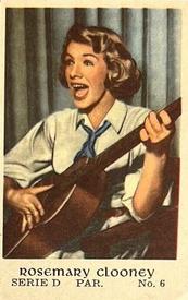 1953 Dutch Gum Serie D #6 Rosemary Clooney Front