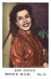 1954 Dutch Gum Serie E #51 Ann Miller Front