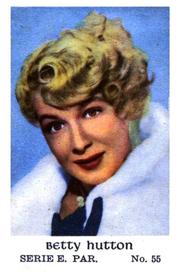 1954 Dutch Gum Serie E #55 Betty Hutton Front