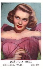 1954 Dutch Gum Serie E #59 Patricia Neal Front