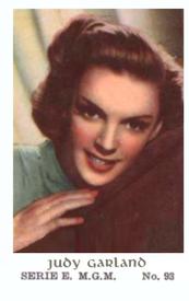 1954 Dutch Gum Serie E #93 Judy Garland Front