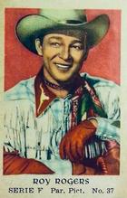 1957 Dutch Gum Serie F (with Studio) #37 Roy Rogers Front
