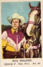 1957 Dutch Gum Serie F (with Studio) #40 Roy Rogers Front