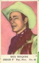 1957 Dutch Gum Serie F (with Studio) #48 Roy Rogers Front