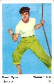1958 Dutch Gum Serie A #94 Errol Flynn Front