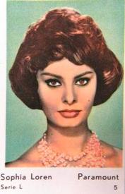 1960 Dutch Gum Serie L #5 Sophia Loren Front